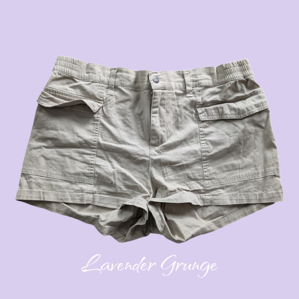 Streetwear Society Elastic Waist Cargo Shorts - US XL